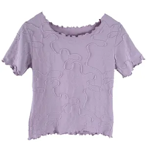 Lavender Grey Conduit Lettuce Tee