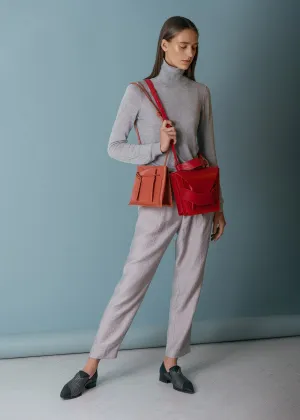 Layered Red Bag