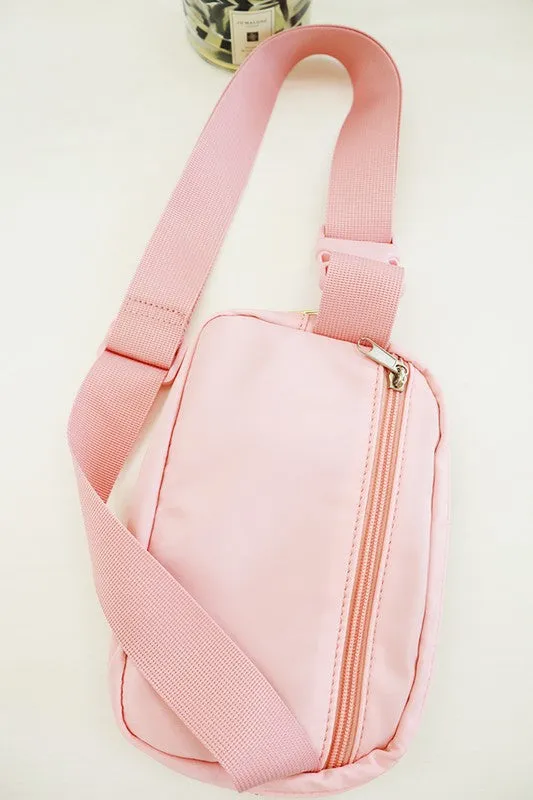 Light Pink Crossbody Bag