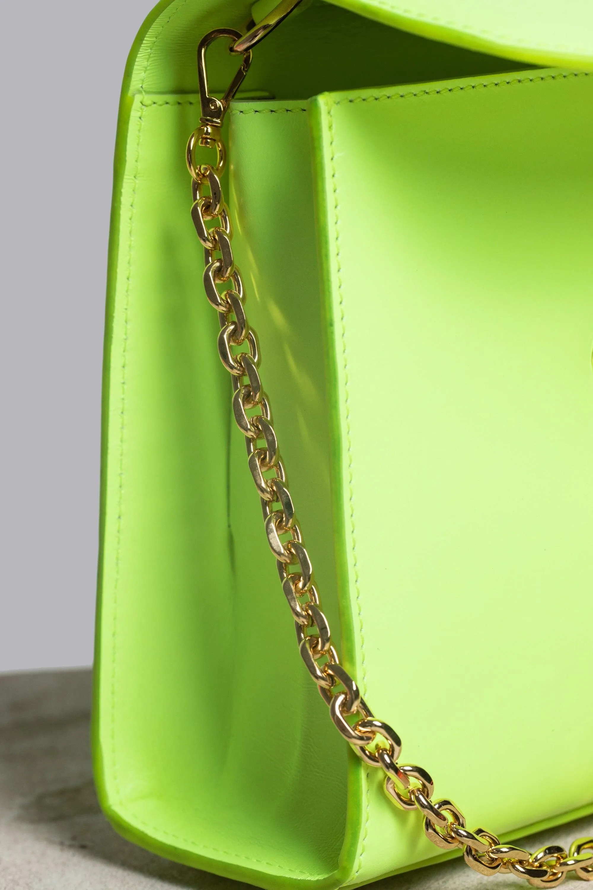 Loop Bag in Neon Leather