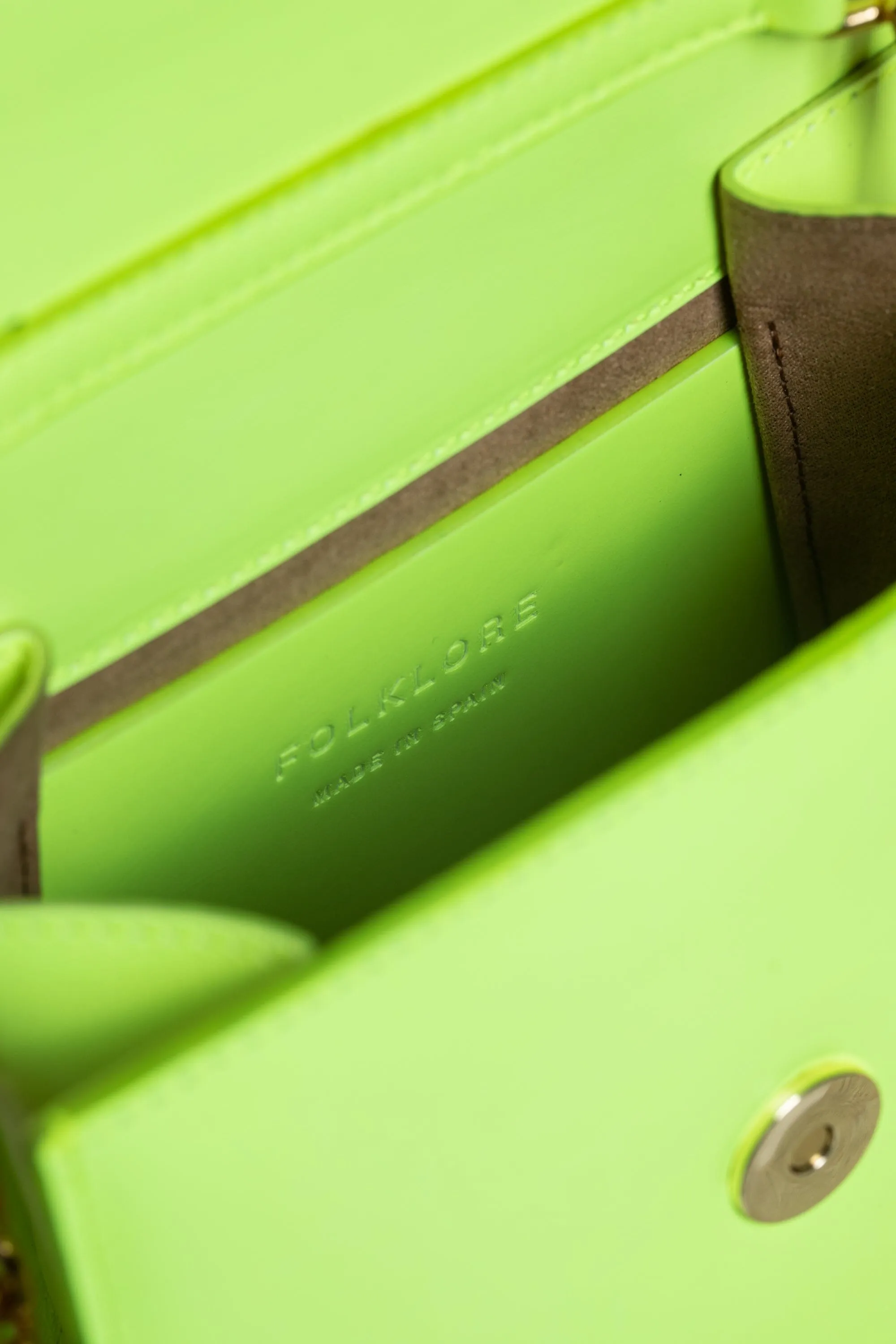 Loop Bag in Neon Leather