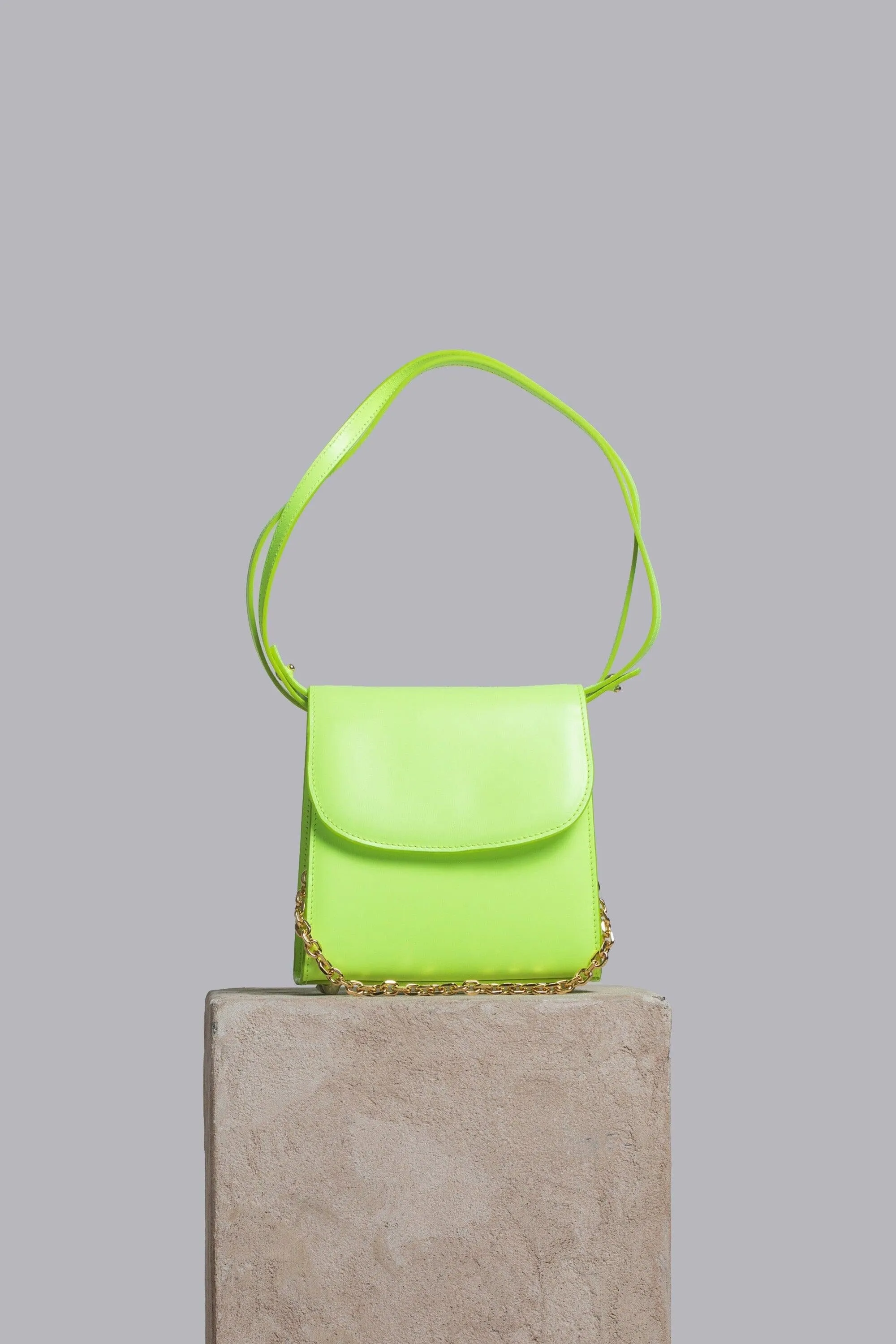 Loop Bag in Neon Leather