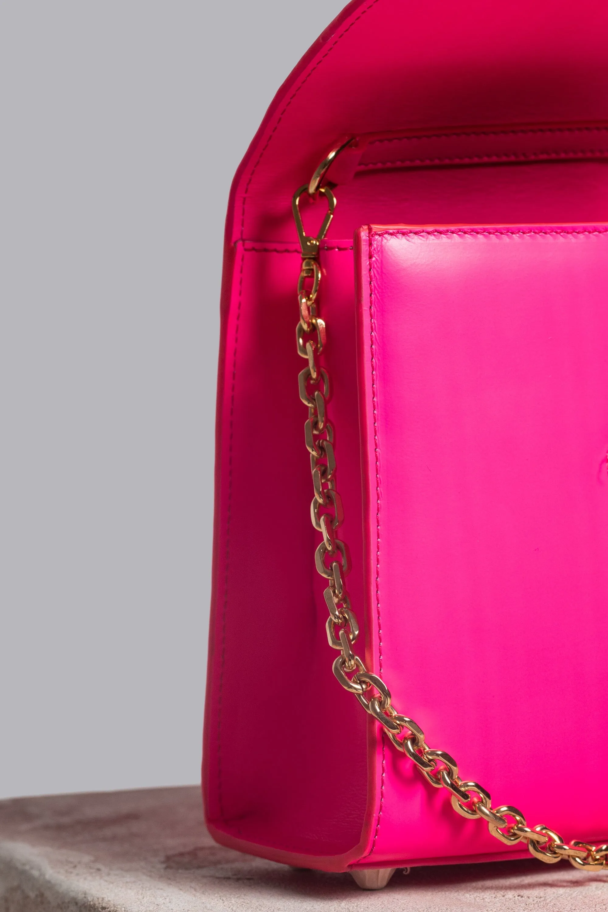 Loop Bag in Neon Leather