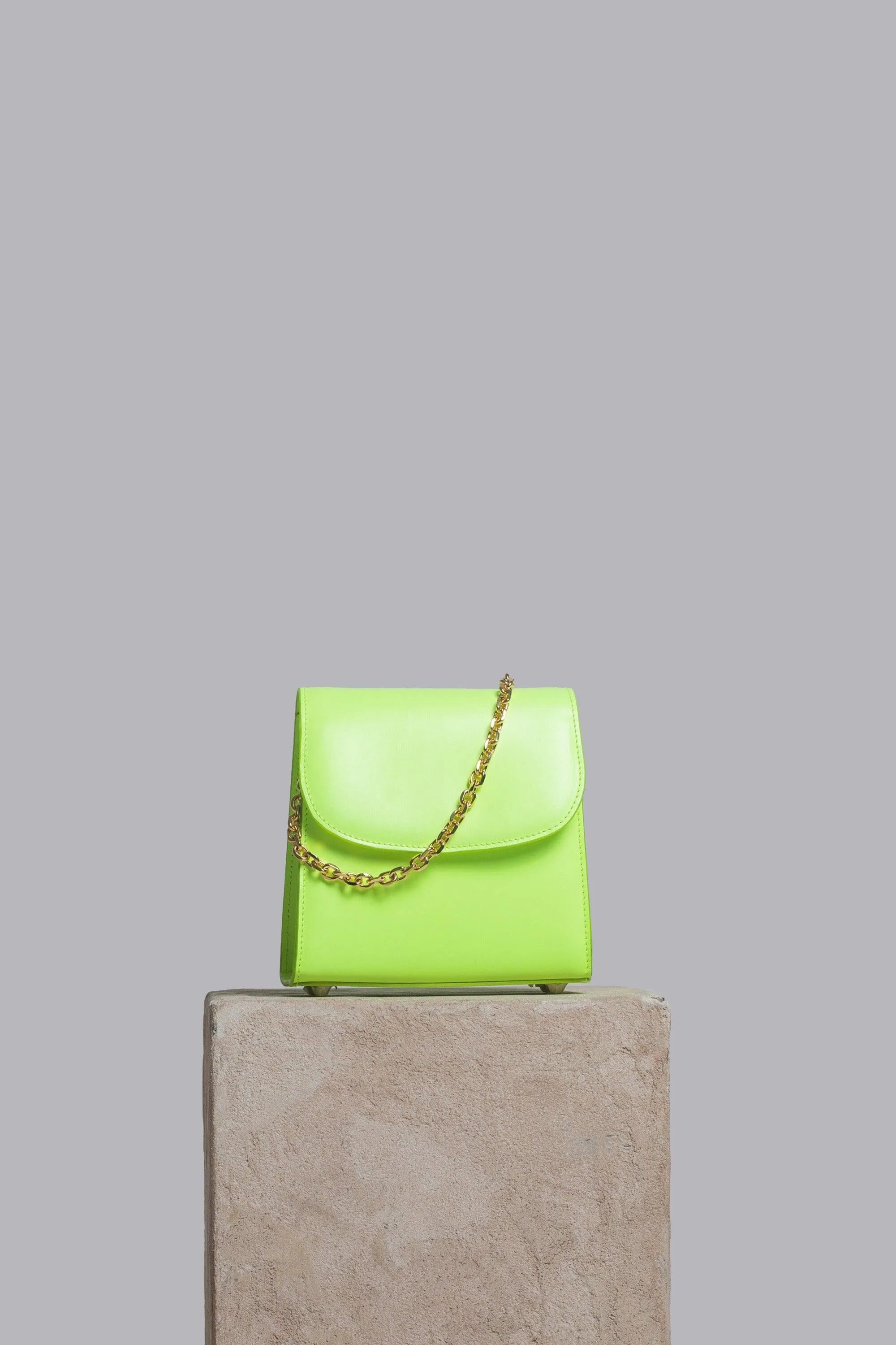 Loop Bag in Neon Leather