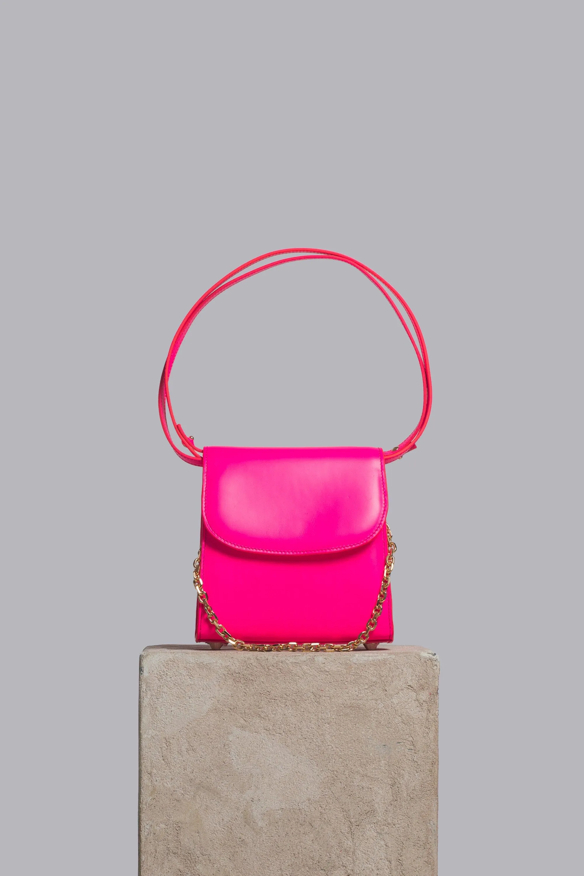 Loop Bag in Neon Leather