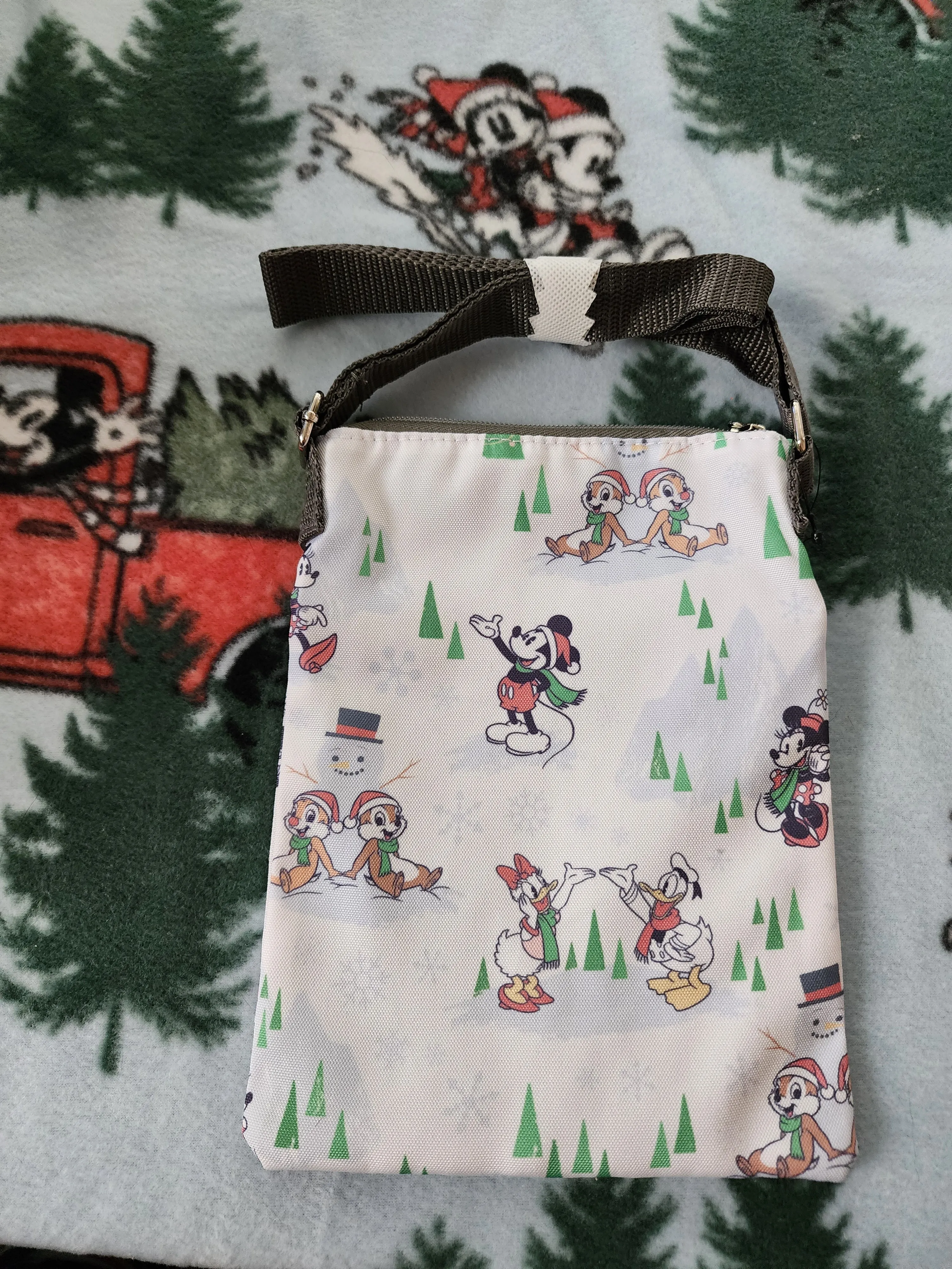 Loungefly Disney Characters Christmas Crossbody Bag