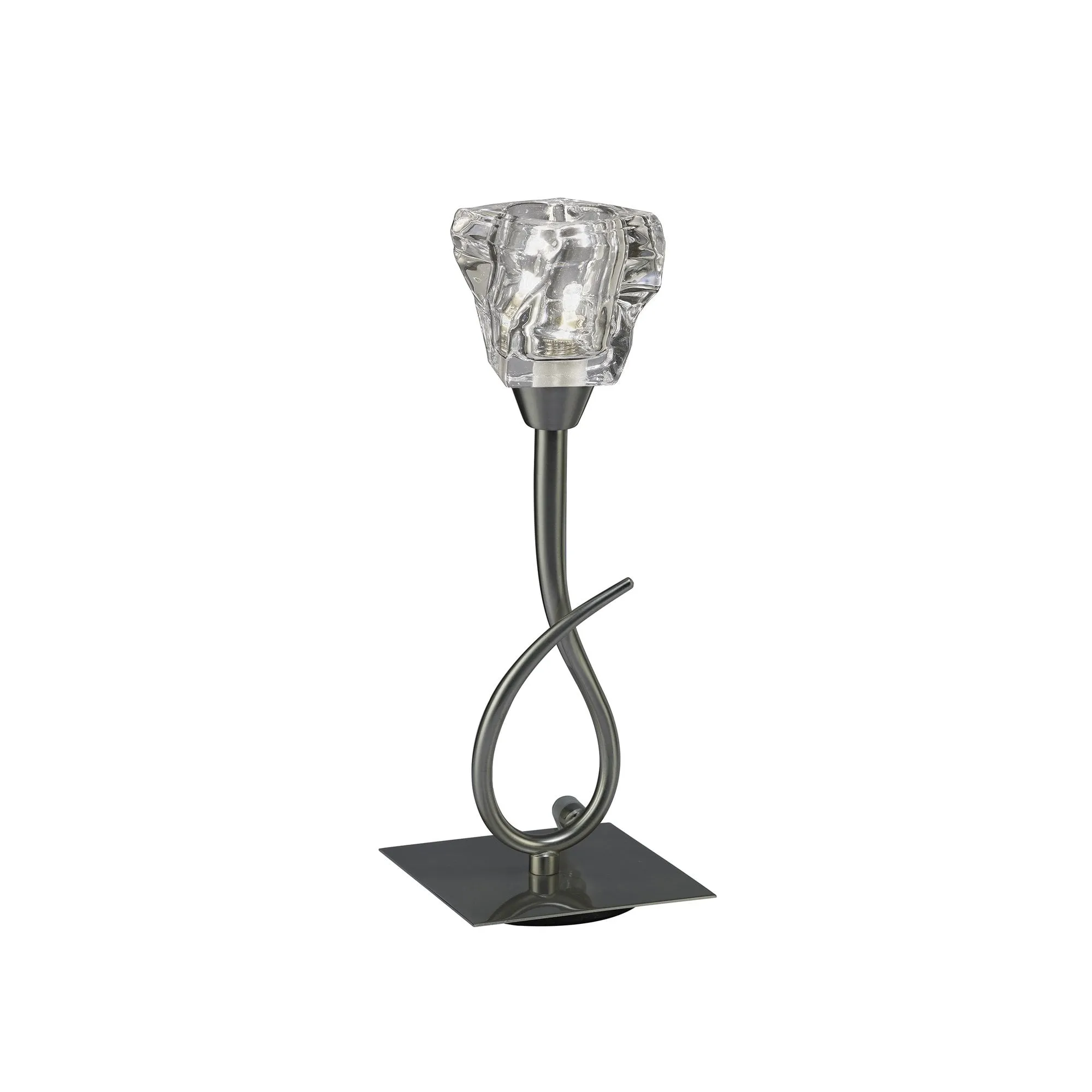 Mantra M3757 Iku Table Lamp 1 Light Satin Nickel