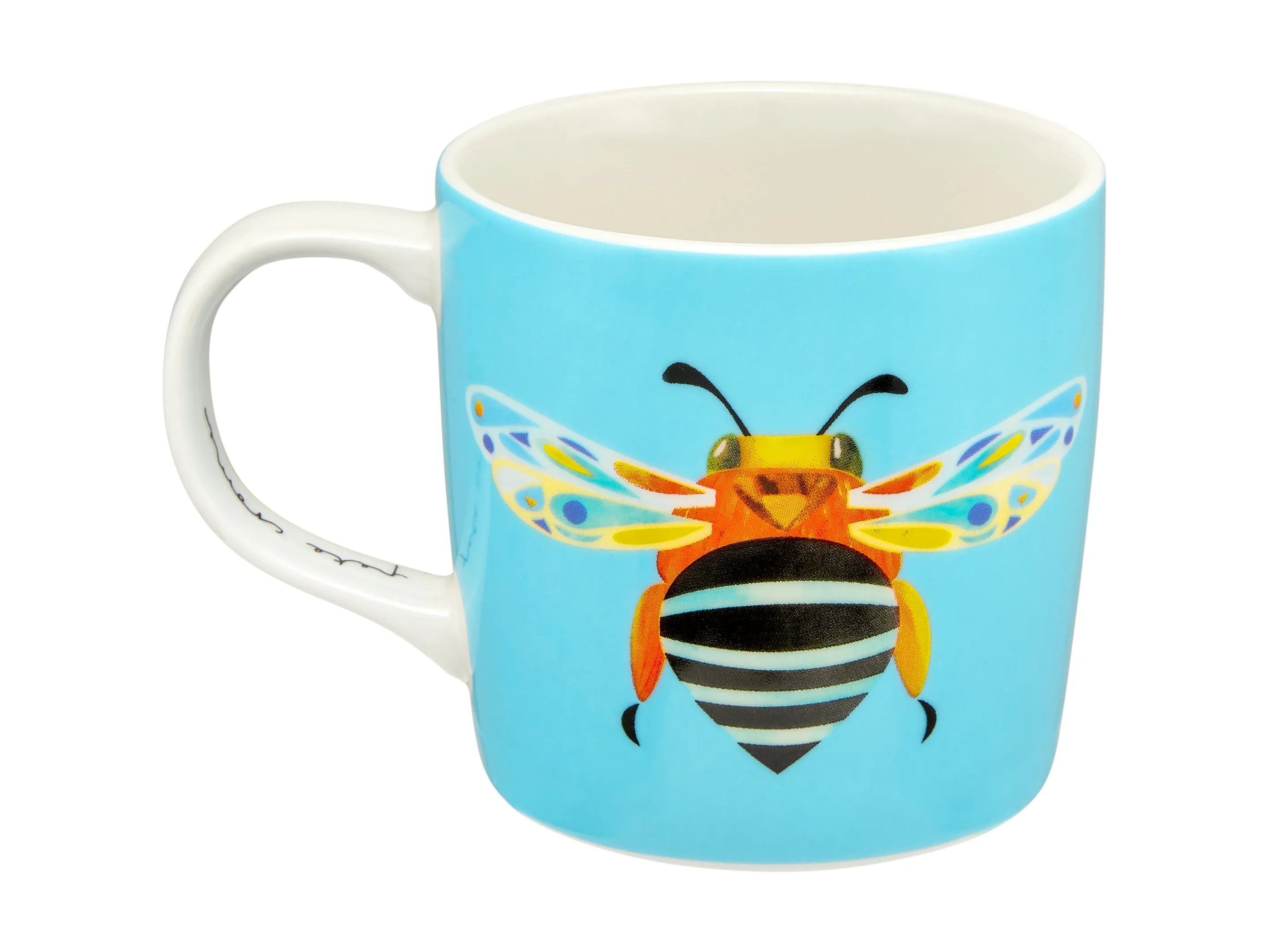 Maxwell & Williams Pete Cromer Garden Party Mug 370ml - Blue Banded Bee