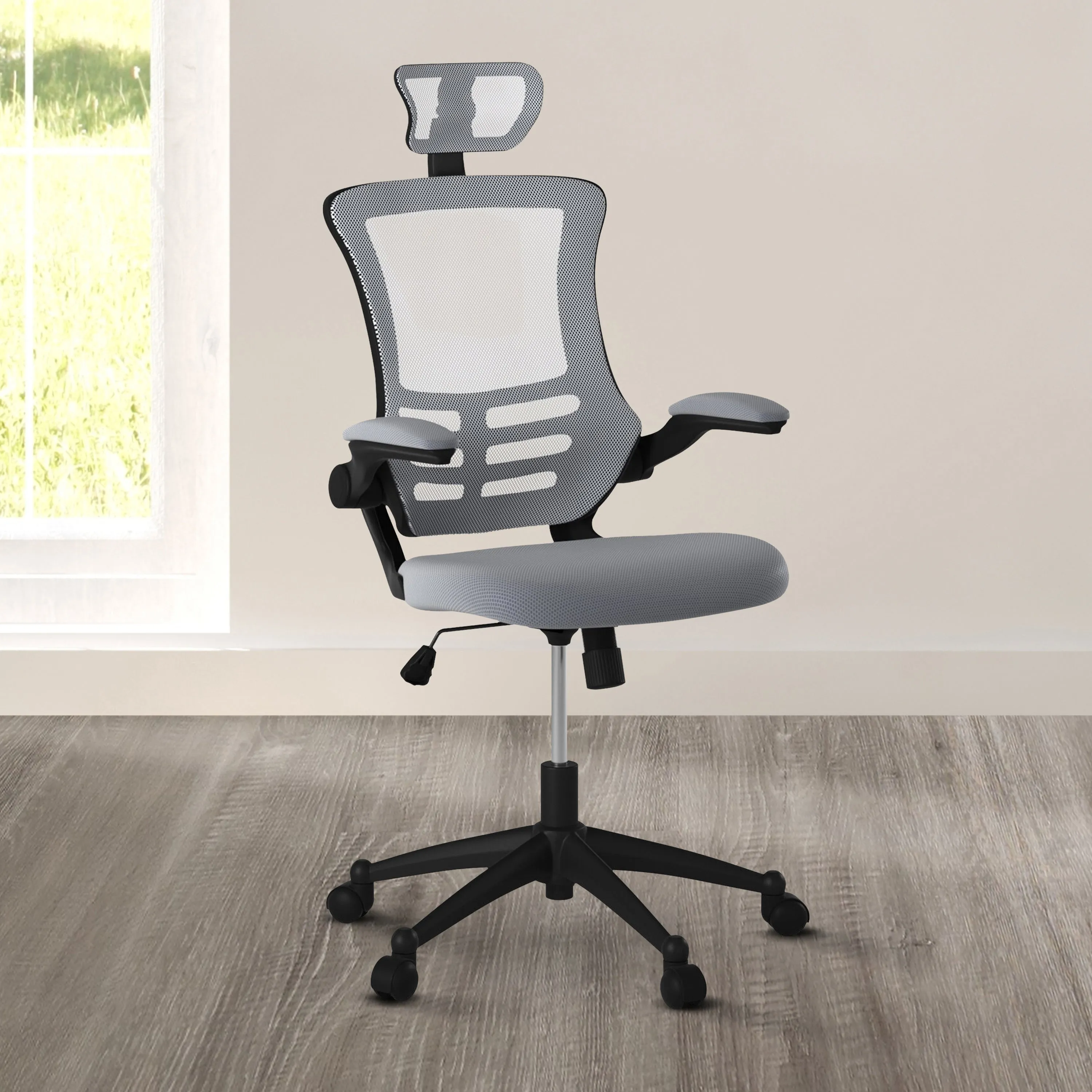 Mesh Executive Office Chair - Silver Gray