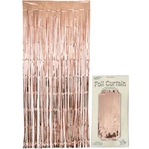 Metallic Rose Gold Curtain