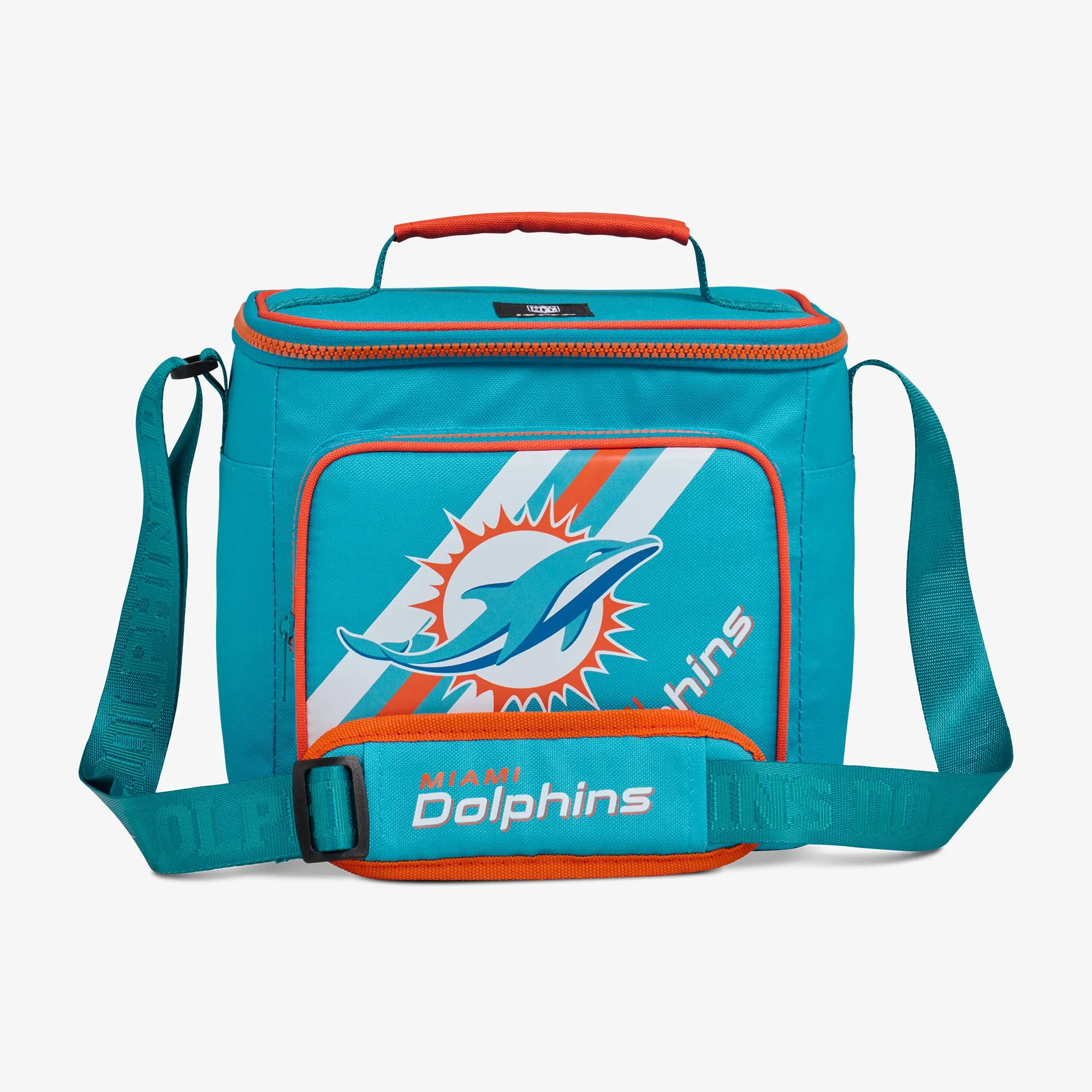 Miami Dolphins Square Lunch Cooler Bag