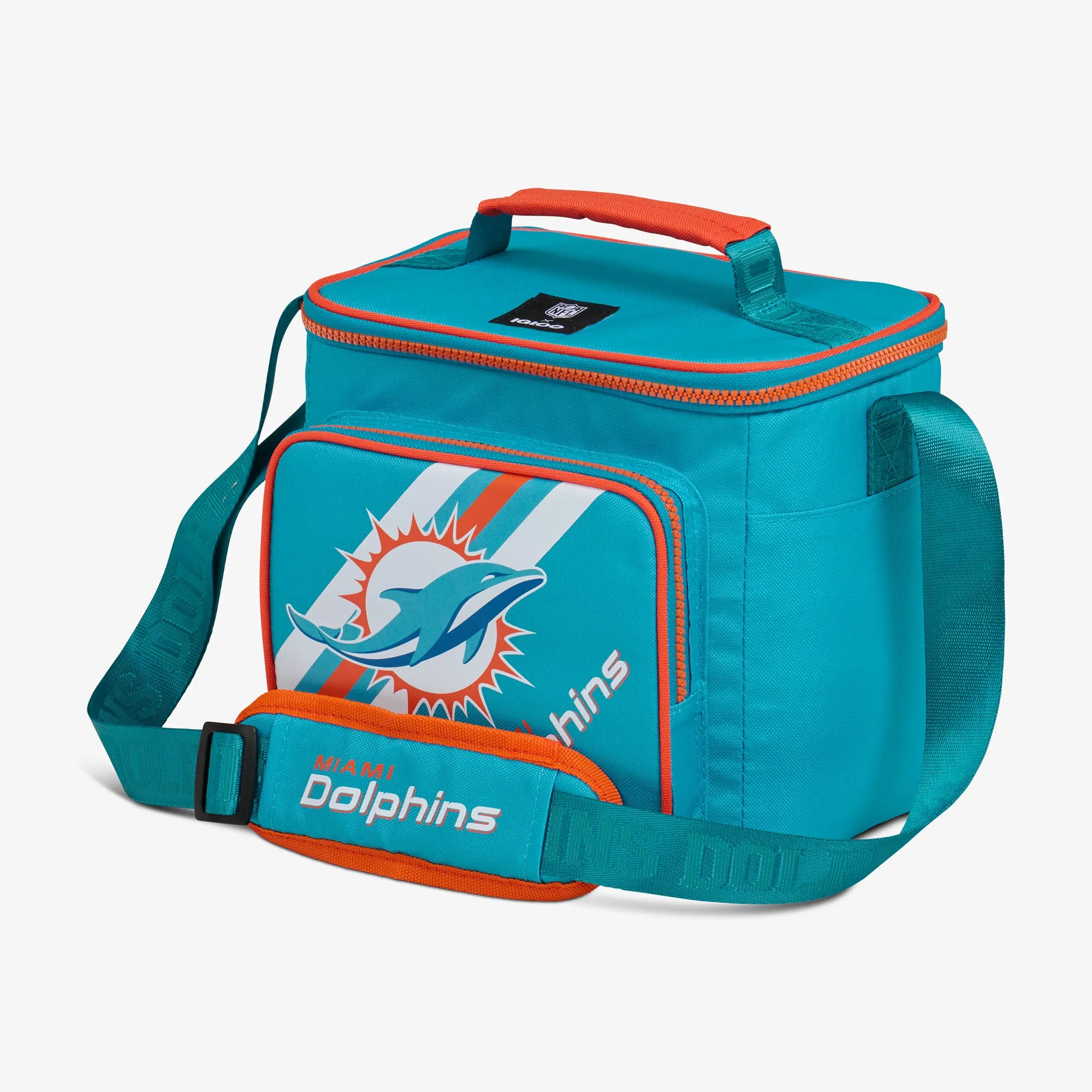 Miami Dolphins Square Lunch Cooler Bag