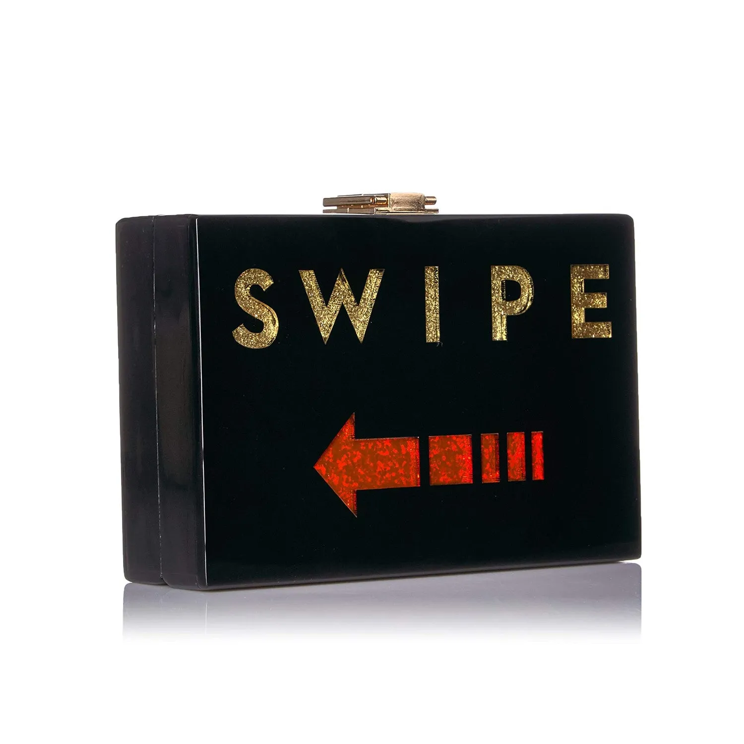 MILLY Swipe Box Clutch