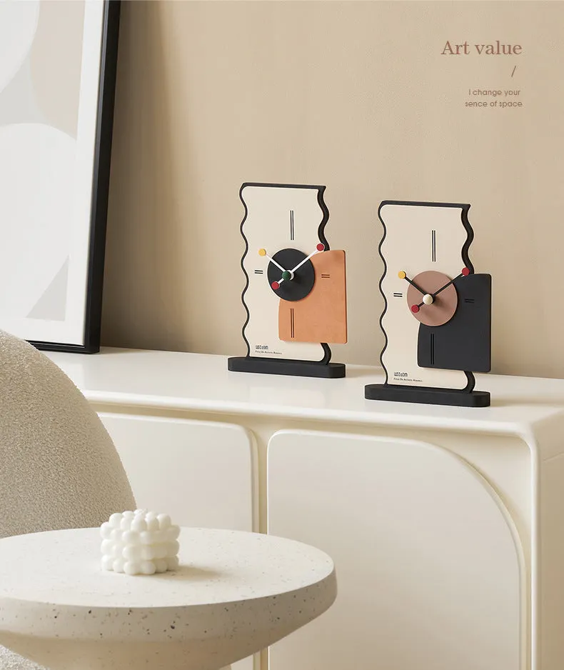 Modern Decorative Desktop Clock for Home Office