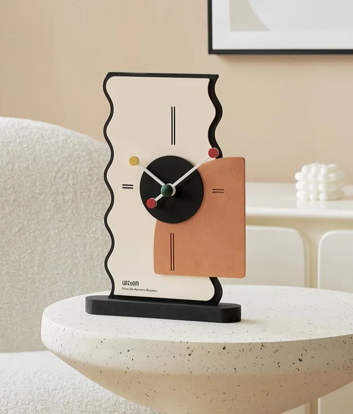 Modern Decorative Desktop Clock for Home Office