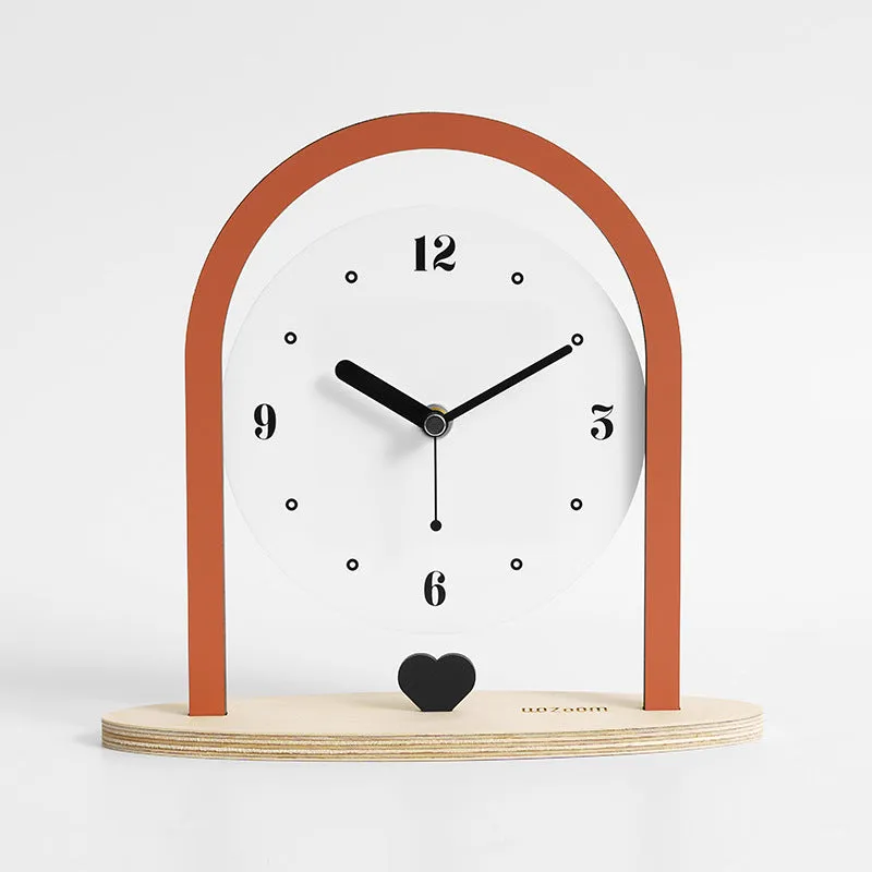 Modern Decorative Desktop Clock for Living Room