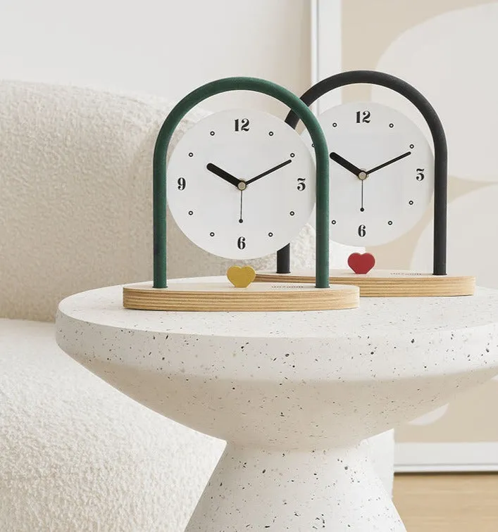 Modern Decorative Desktop Clock for Living Room