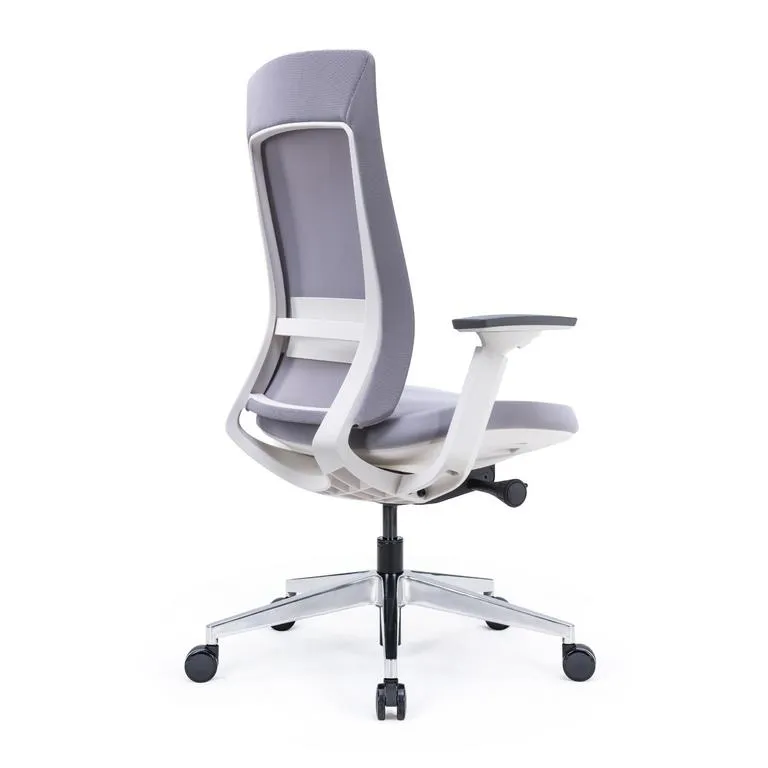 Modern Ergonomic Office Chair with High Density Soft Cushion for Long Use, Grey