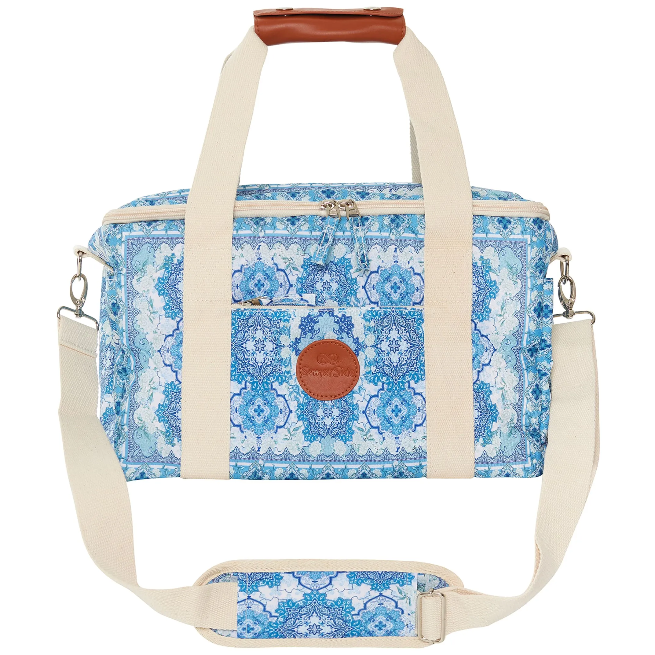 Moroccan Vintage Blue Cooler Bag