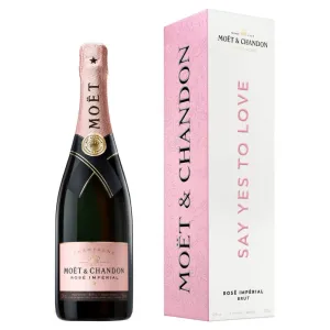 Moët Impérial Rosé "Say Yes To Love" Cardboard Box