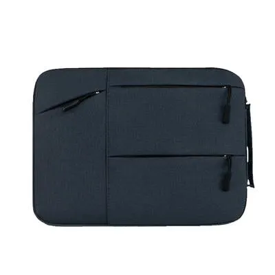 Multi Zip Padded Laptop Sleeve with Handle