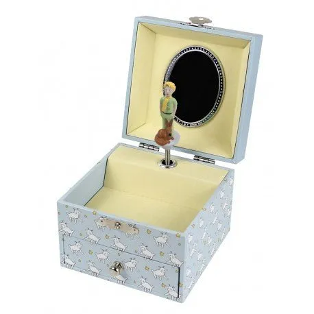 Musical Jewellery Box: The Little Prince and His Sheep (Cube)