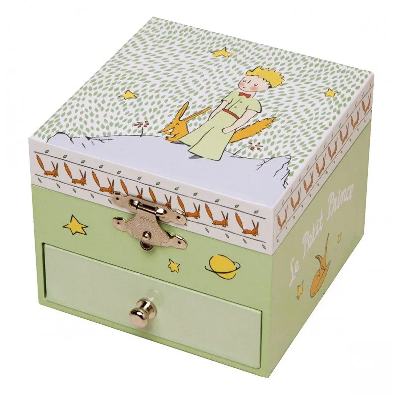 Musical Jewellery Box: The Little Prince - Garden (Cube)