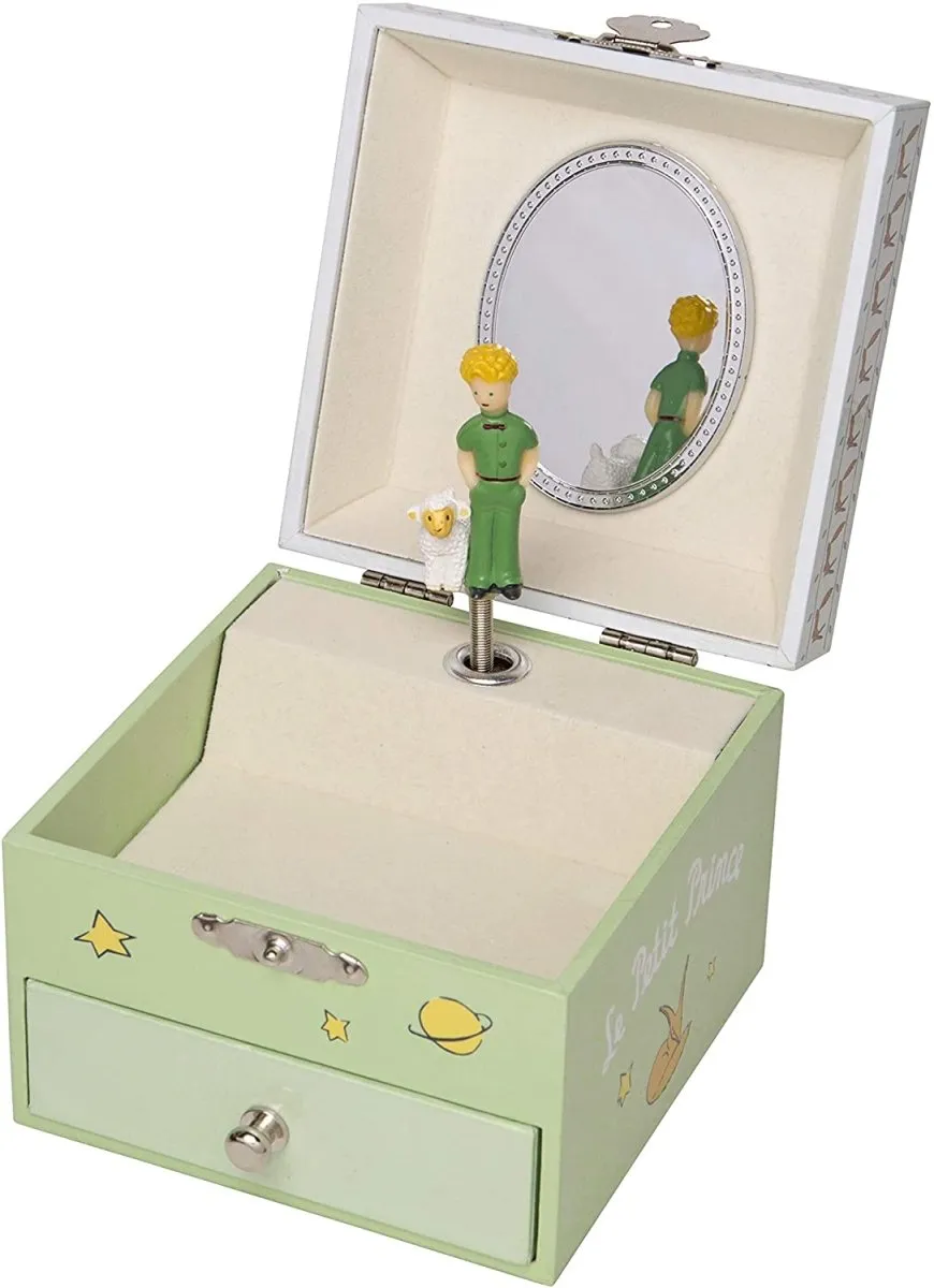 Musical Jewellery Box: The Little Prince - Garden (Cube)