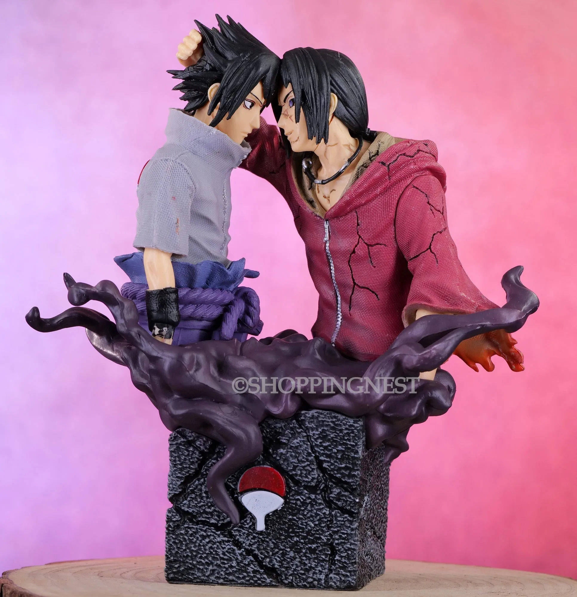 Naruto Uchiha Sasuke Uchiha Itachi Brother Reconciliation Action Figure (17 Cms)