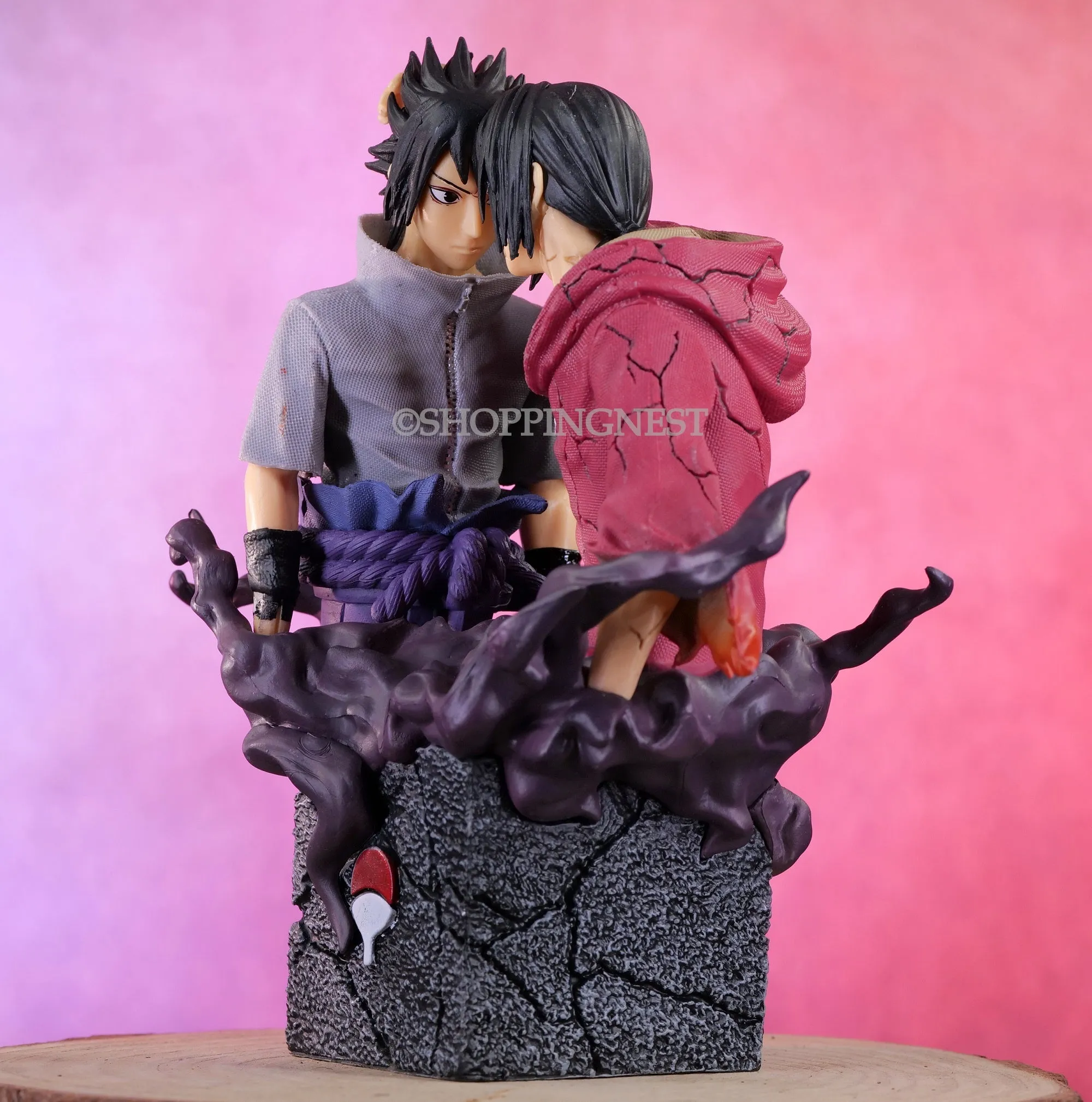 Naruto Uchiha Sasuke Uchiha Itachi Brother Reconciliation Action Figure (17 Cms)