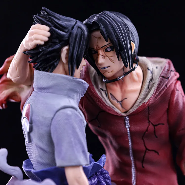 Naruto Uchiha Sasuke Uchiha Itachi Brother Reconciliation Action Figure (17 Cms)