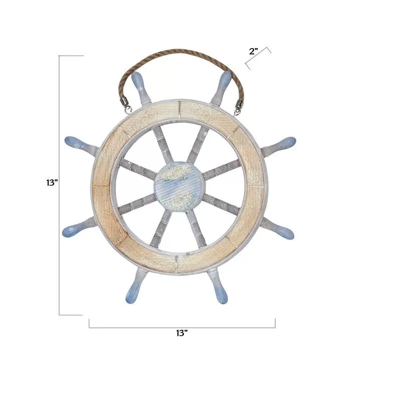 Nautical Ship Wheel Wall Décor