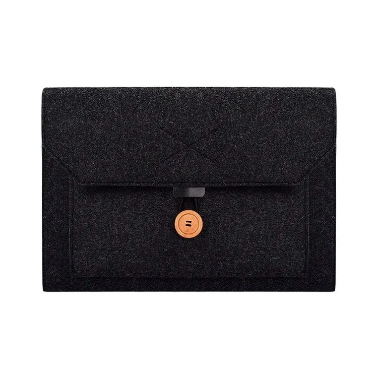 ND06 Multi-purpose Felt Button Laptop Inner Bag for 12.5 inch Laptop