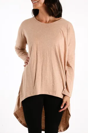 Nelly Long Sleeve Top Sand