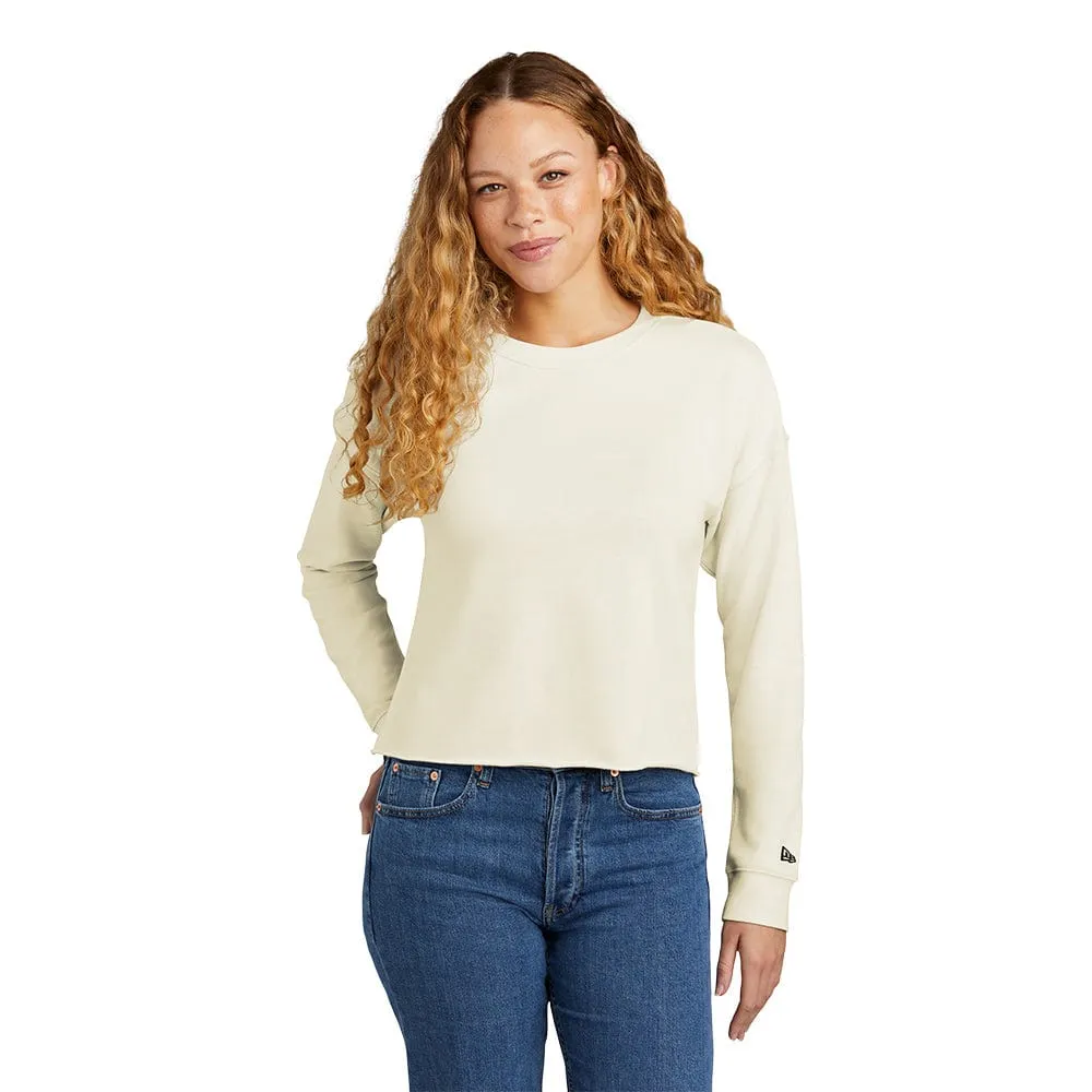 New Era - Women's Tri-Blend Fleece Crop Crew