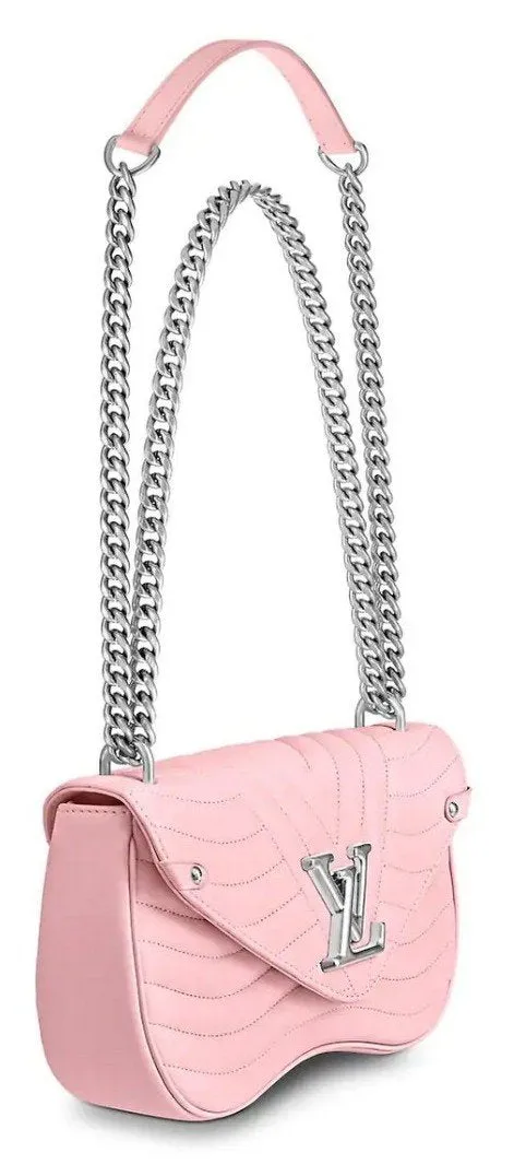 New Wave Chain Bag, MM - Pink or White