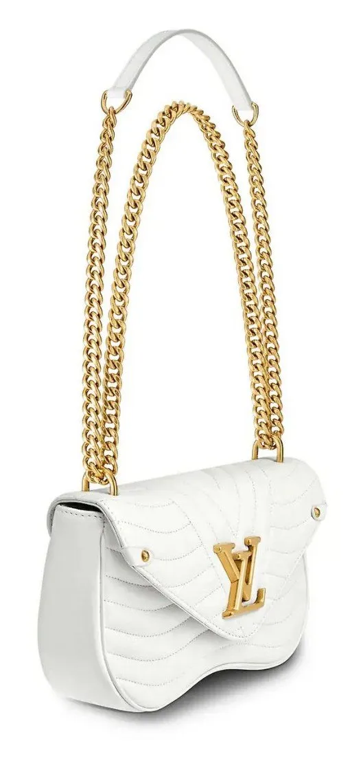 New Wave Chain Bag, MM - Pink or White