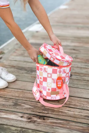 No Bad Days Checkered Soft Cooler