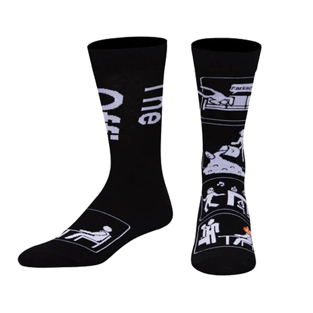 Odd Sox Men's Crew Socks - The Office