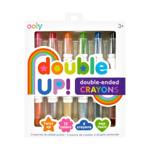 Ooly Double Up! Double-Ended Crayons - Set of 6