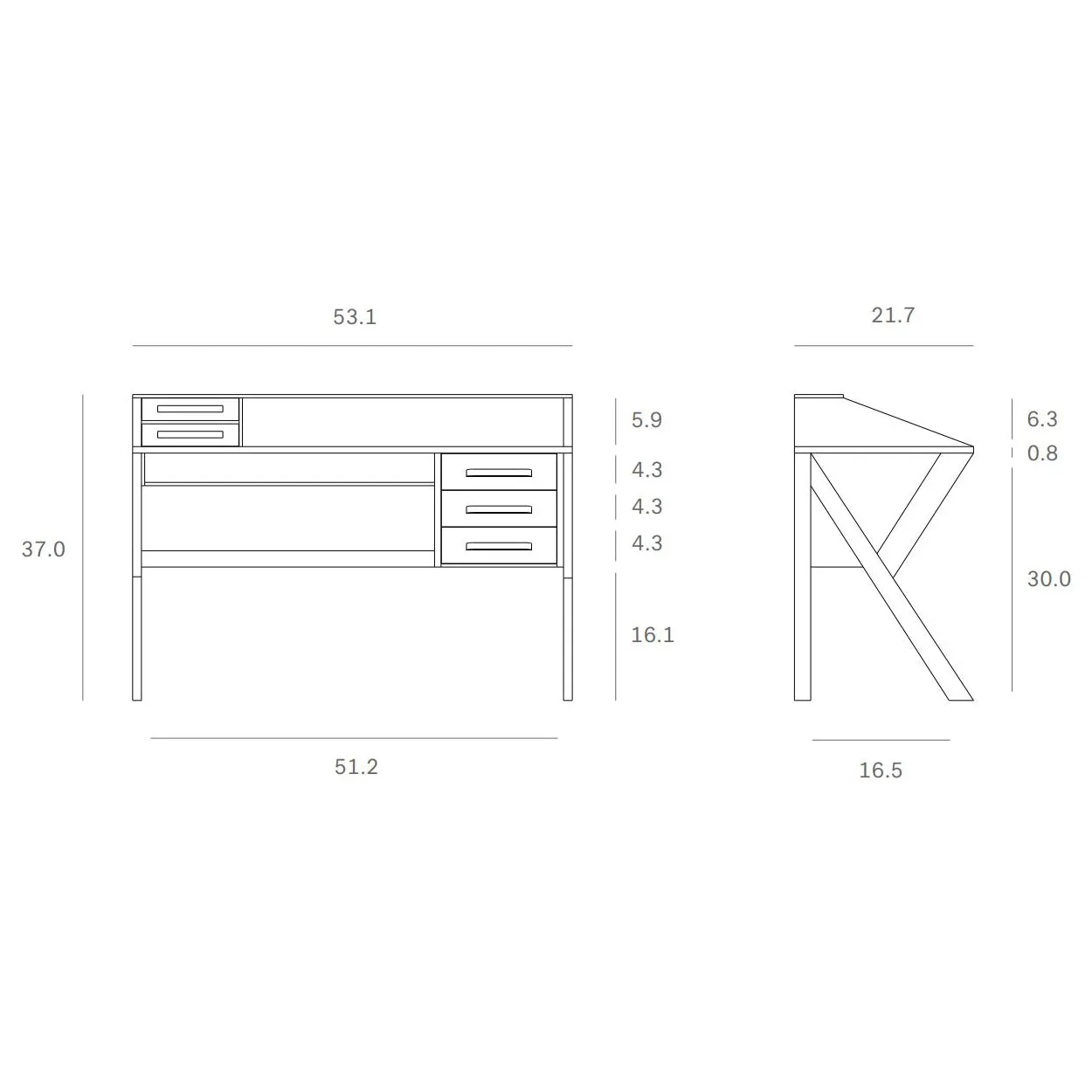 Origami Desk