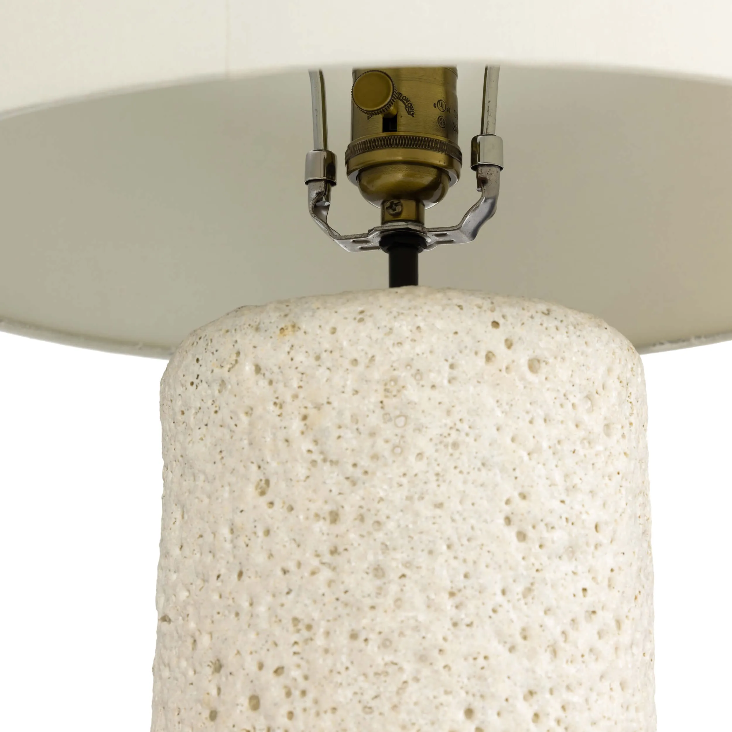 Ozer Table Lamp, Reactive White