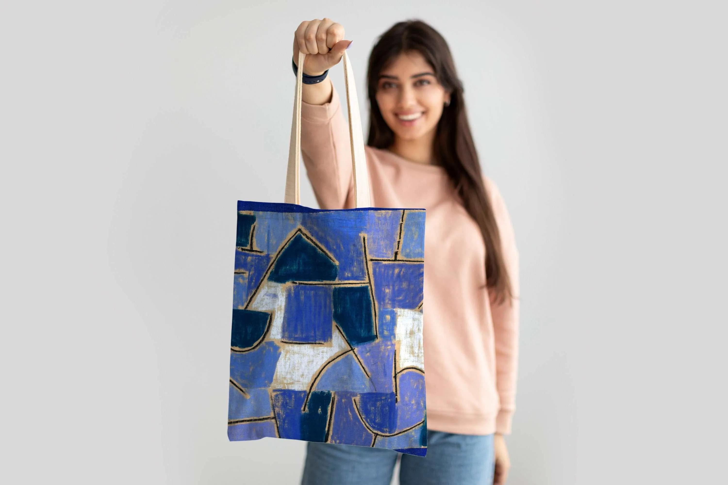 Paul Klee Blue Night Canvas Tote Bag