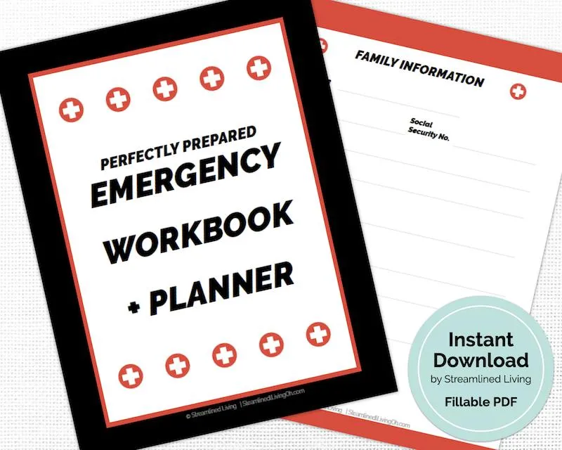 Perfectly Prepared Emergency Planner and Organizer