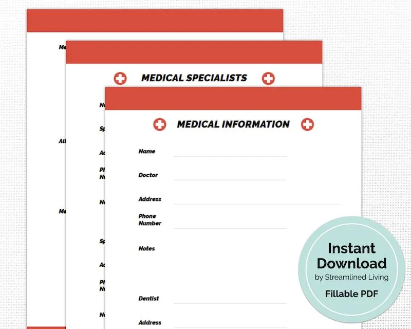 Perfectly Prepared Emergency Planner and Organizer