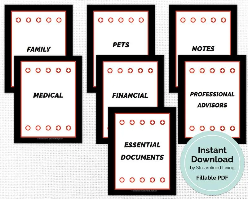 Perfectly Prepared Emergency Planner and Organizer