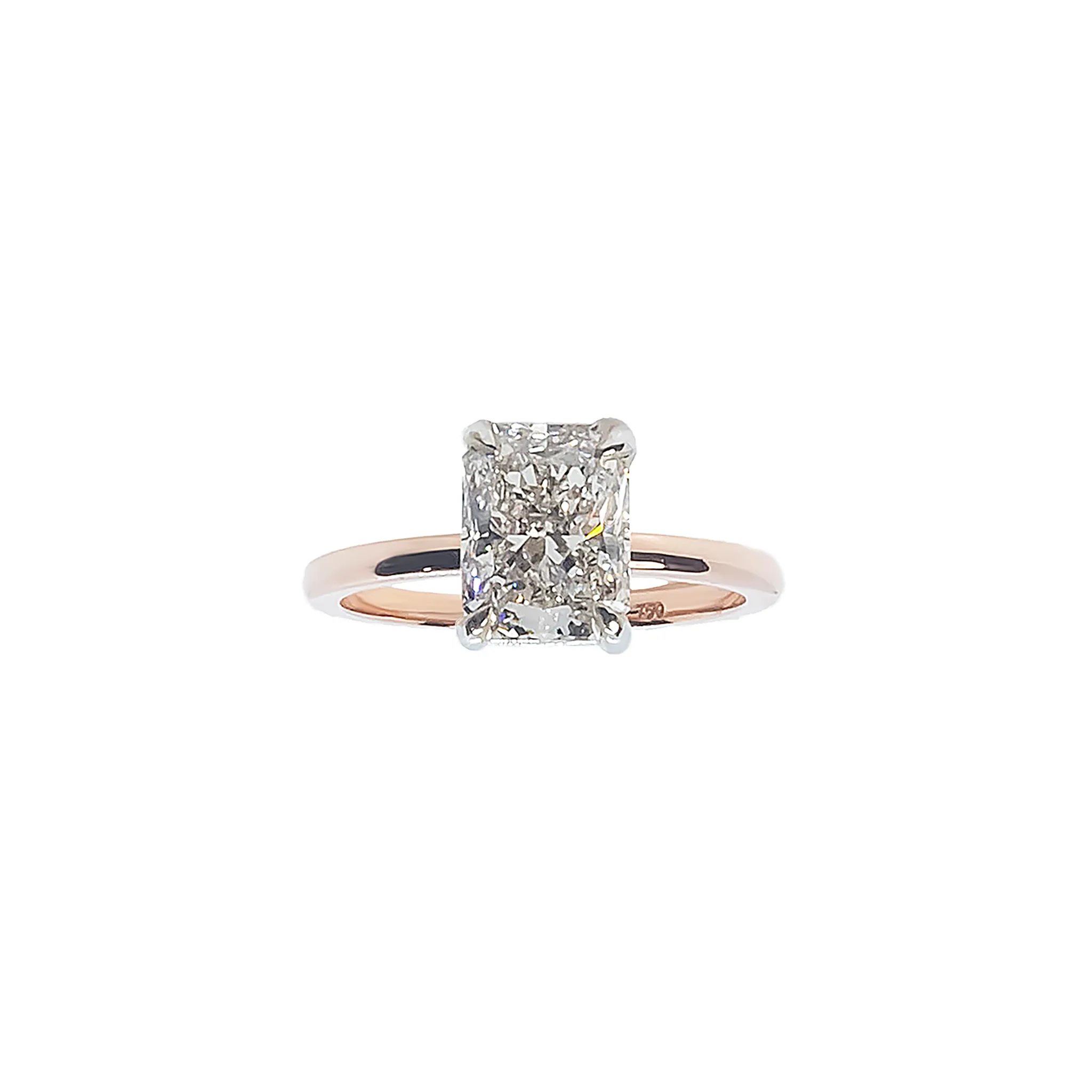 Petra Radiant Solitaire Engagement Ring - 1.5CT 2021-172