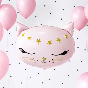 Pink Cat foil balloon