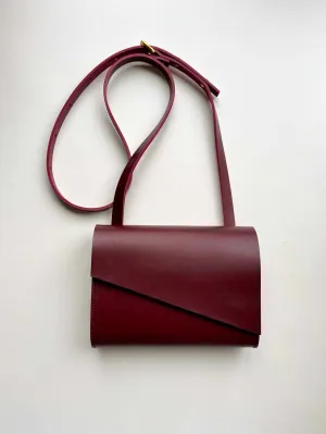 Pioneer Mini Red Leather Crossbody Bag