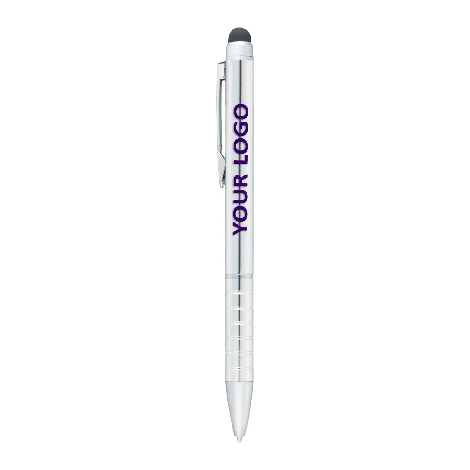 Preston Dual Ballpoint Stylus, Silver